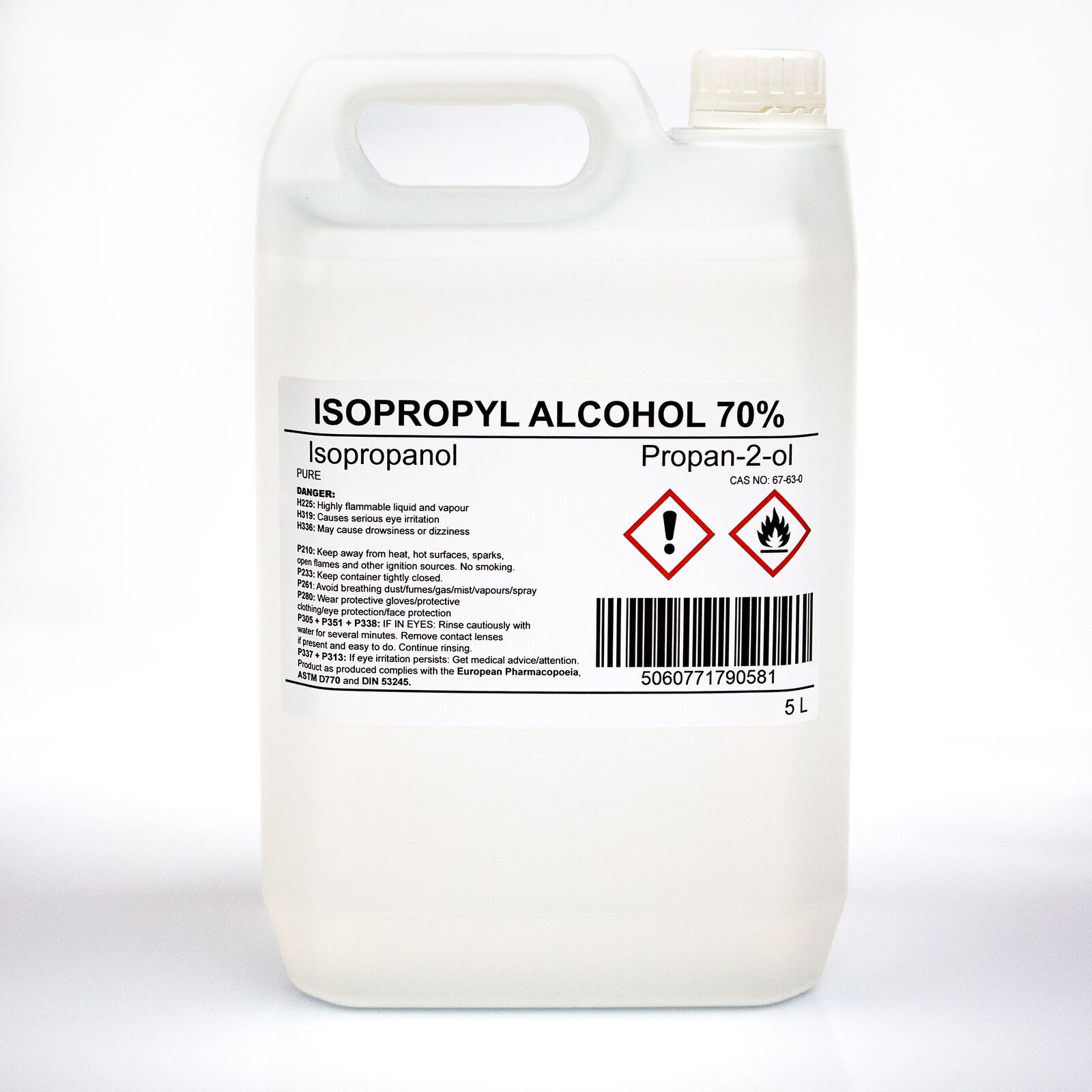 70% IPA Isopropyl Alcohol - 5L