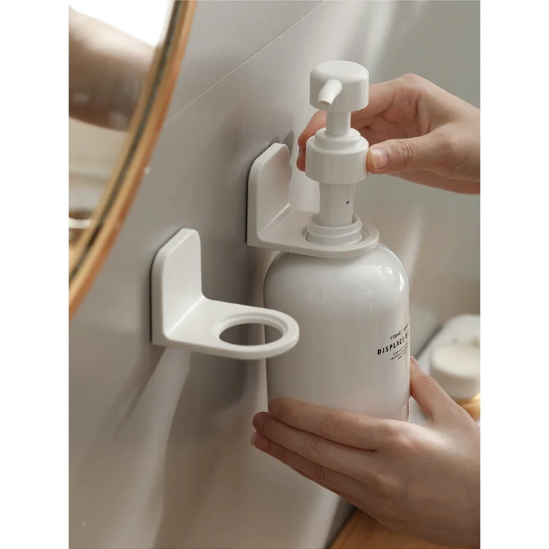 Wall-Mounted Soap Bottle Holder for Isopropyl Alcohol