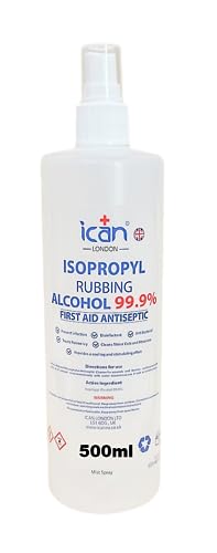 99.9% Isopropyl Rubbing Alcohol 500ml Spray