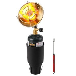 Portable Golf Cart Propane Heater with Cup Holder