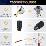 Portable Golf Cart Propane Heater with Cup Holder