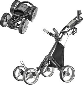 CaddyTek Explorer V8 Lightweight Golf Push Cart