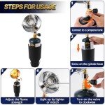 Portable Golf Cart Propane Heater with Cup Holder