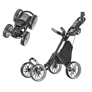 Caddytek Caddycruiser One Click Folding Golf Cart