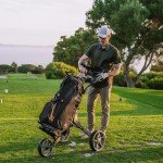 KVV Ultra Lightweight 3 Wheel Golf Push Cart