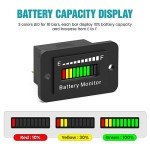 Waterproof Battery Monitor for Golf Carts & Cars