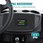 Waterproof Battery Monitor for Golf Carts & Cars