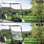 Yamaha G22 Golf Cart Clear Windshield (2003-2006)