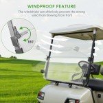 Yamaha G22 Golf Cart Clear Windshield (2003-2006)