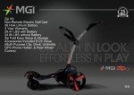 MGI Zip X3 Electric Golf Cart with Accessories