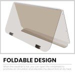 Smoke Tinted Fold Down Windshield for Club Car DS