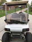 Smoke Tinted Fold Down Windshield for Club Car DS
