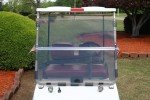 Smoke Tinted Fold Down Windshield for Club Car DS