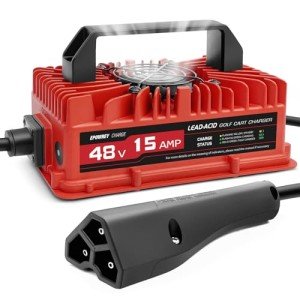 EPOWREY 15 Amp Golf Cart Battery Charger