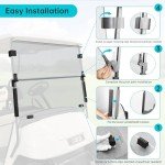 10L0L Clear Foldable Golf Cart Windshield for EZGO
