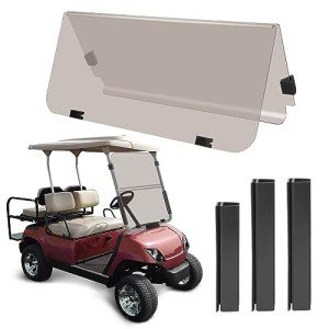 Yamaha G22 Golf Cart Tinted Fold Down Windshield