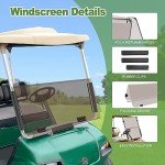 Yamaha G22 Golf Cart Tinted Fold Down Windshield