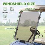 Yamaha G22 Golf Cart Tinted Fold Down Windshield