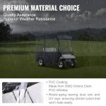 Happybuy 4-Person Golf Cart Enclosure 86