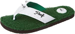 Reef Mulligan II Men's Green Golf Sandals, Size 9