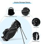 Mayjooy Lightweight Golf Stand Bag with Dual Straps
