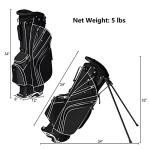 Mayjooy Lightweight Golf Stand Bag with Dual Straps