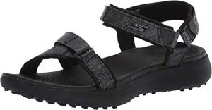 Skechers Women's 600 Spikeless Golf Sandals, Black