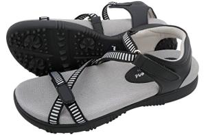 Galia Women's Black Golf Sandals by Sandbaggers