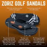 ZORIZ Oklahoma State Golf Sandals - Black