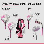 Precise M5 Women's Golf Clubs Full Set - Pink