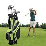 Tangkula Lightweight Golf Stand Bag with 8 Pockets