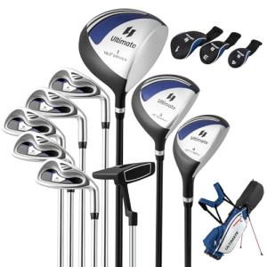 Tangkula 10-Piece Golf Club Set for Right-Handed