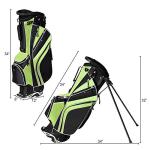 Tangkula Lightweight Golf Stand Bag with 8 Pockets