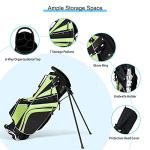 Tangkula Lightweight Golf Stand Bag with 8 Pockets
