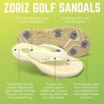 ZORIZ Next-GEN Golf Sandals with Soft Spikes