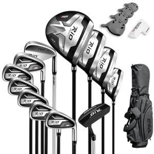 PGM Men's 12-Piece Golf Club Set with Bag