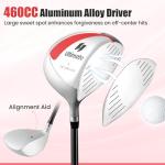 Tangkula Women’s Right-Hand Golf Club Set - 9/10 Pieces