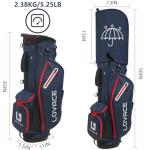 LOVACE Lightweight 14-Way Golf Stand Bag - Blue