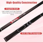 Tangkula Women’s Right-Hand Golf Club Set - 9/10 Pieces
