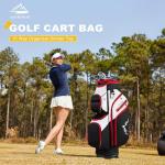 UNIHIMAL 15-Way Golf Cart Bag with Rain Cover