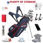 LOVACE Lightweight 14-Way Golf Stand Bag - Blue