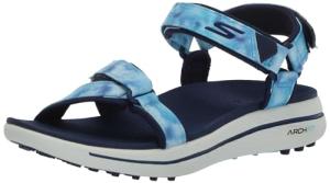 Skechers Women's Spikeless Golf Sandal Sneaker, Blue