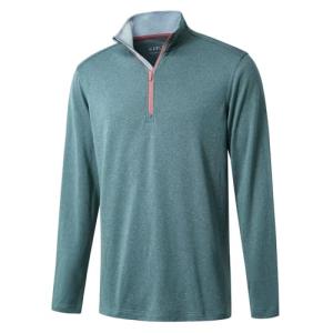 Men's Quarter Zip Golf Pullover Sweatshirt
