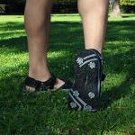 Orlimar Men's Black Golf Sandals - Size 10