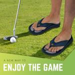 ZORIZ Zoomy Unisex Golf Sandals with Cleats