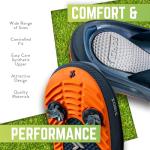 ZORIZ Zoomy Unisex Golf Sandals with Cleats