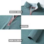 Men's Quarter Zip Golf Pullover Sweatshirt