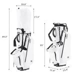 KVV Lightweight Golf Stand Bag with Dividers and Pockets