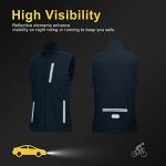Men's Lightweight Windproof Golf Vest with Pockets