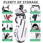 LOVACE 14 Way Lightweight Golf Stand Bag